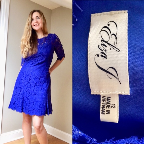 Eliza J Dresses & Skirts - Eliza J lace fit and flare dress